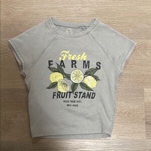 Small 'Fresh Farms Fruit Stand' Graphic Tee